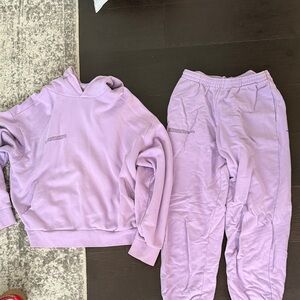 Pangaia Lilac Hoodie and Joggers Set